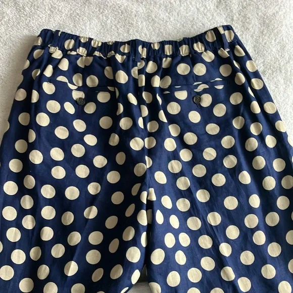 J. Crew Harbor pant in dot linen - Picture 8 of 9